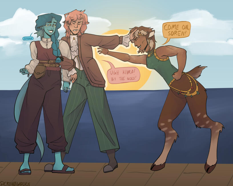 Characters owned by @linas_artstuff on Instagram